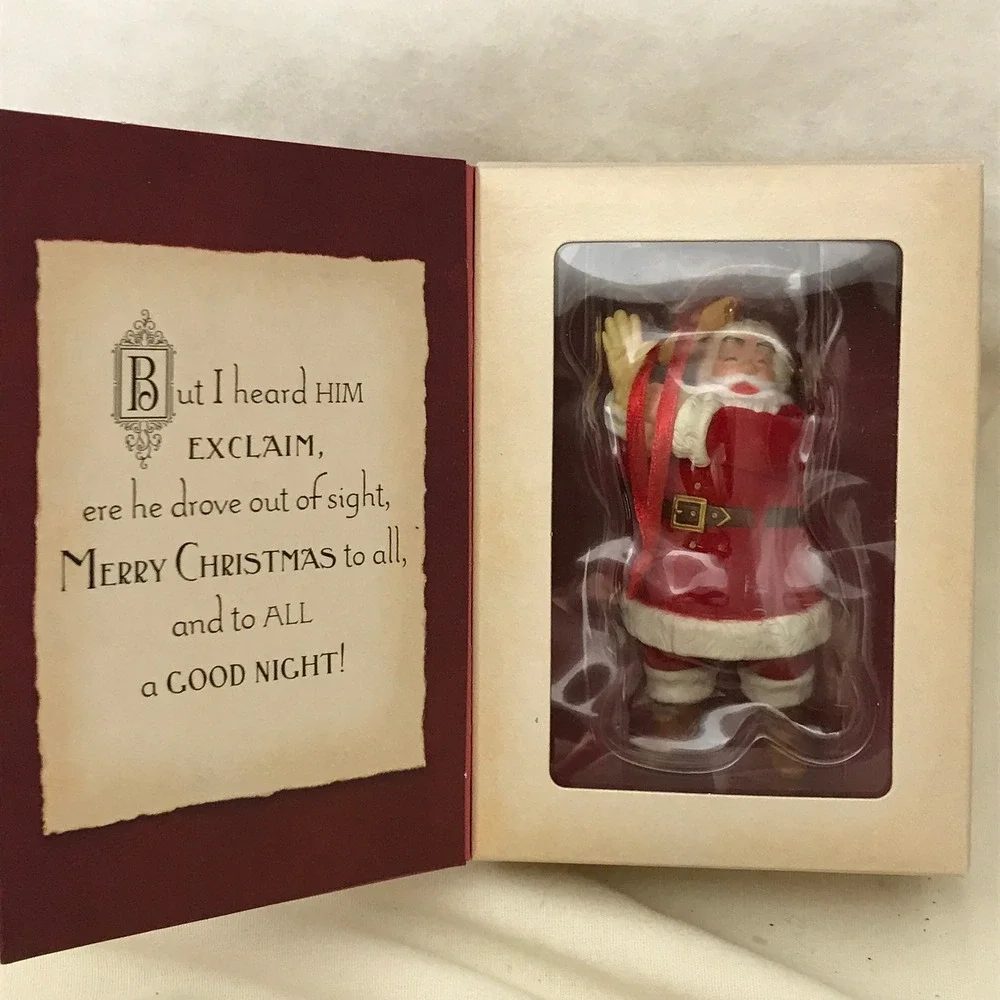 Hallmark‎ Santa Claus Ornament: 'Twas the Night Before Christmas, 2001